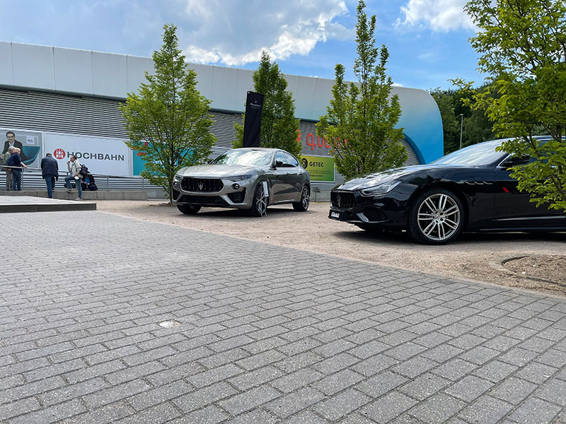 Maserati der Fecht-EM in Hamburg 2022