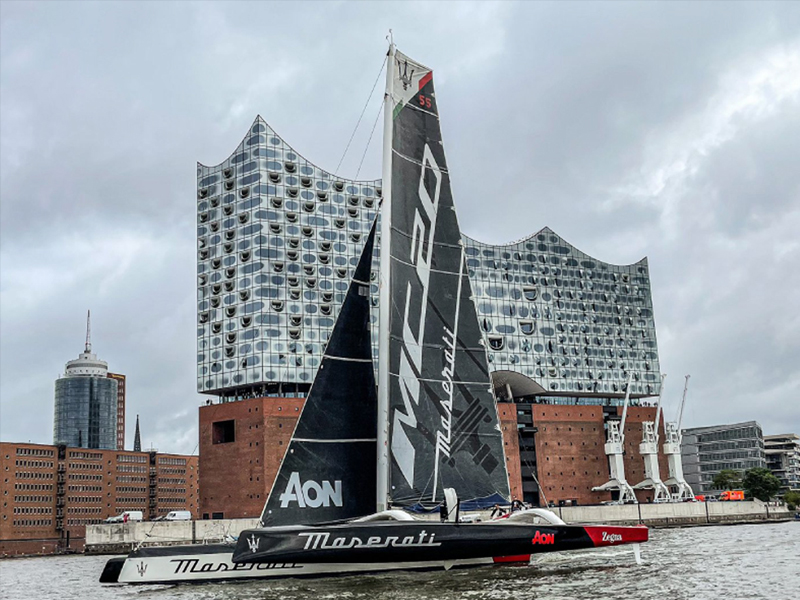 Giovanni Soldini Maserati in Hamburg