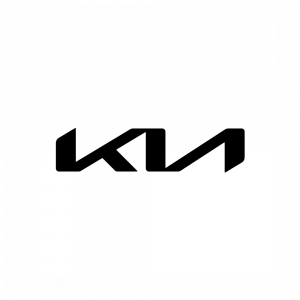 Kia Logo mit weißem Hintergrund